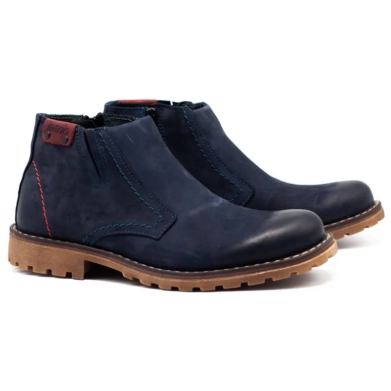 Mario Pala Snow boots 815 navy blue