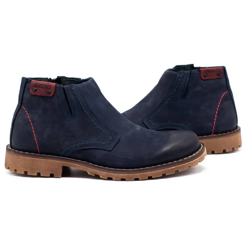 Mario Pala Snow boots 815 navy blue