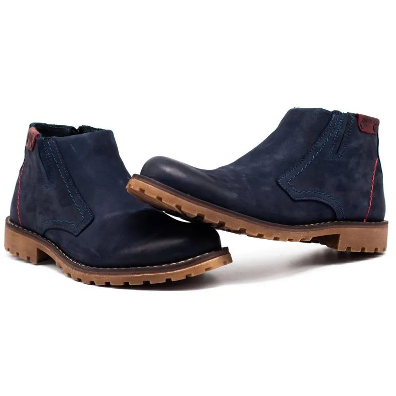 Mario Pala Snow boots 815 navy blue