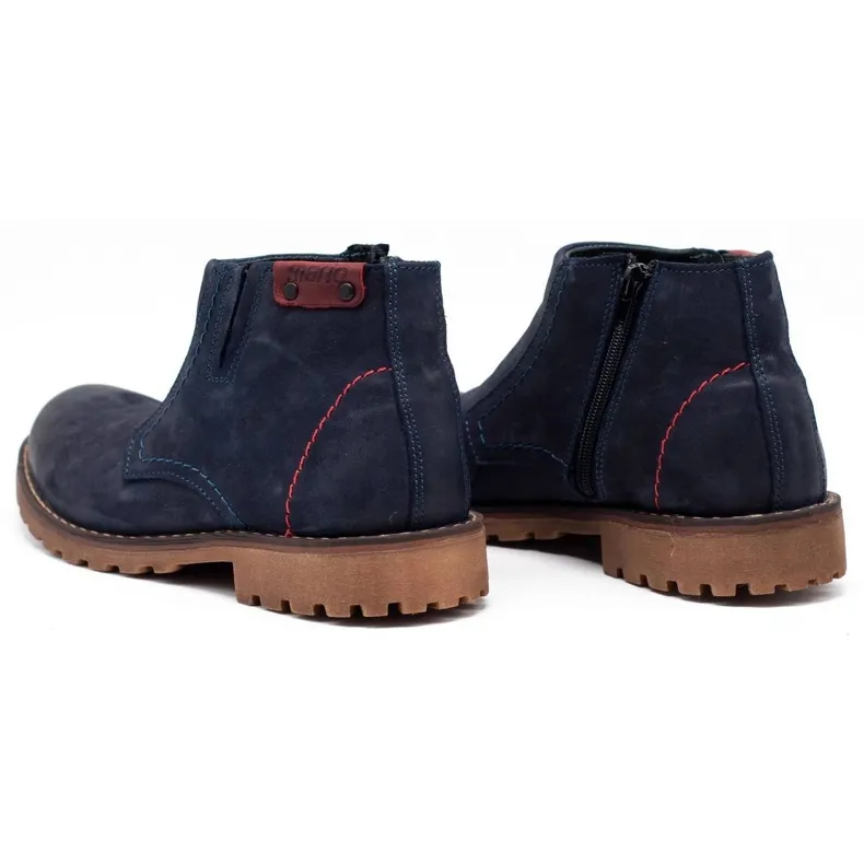 Mario Pala Snow boots 815 navy blue