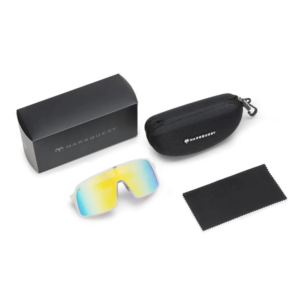 Marsquest Model S Sunglasses - Crystal & Yellow