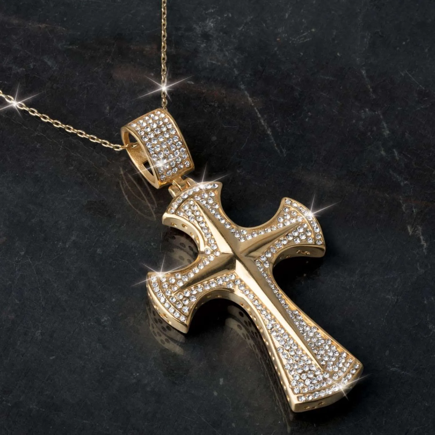 Midnight Cross Pendant