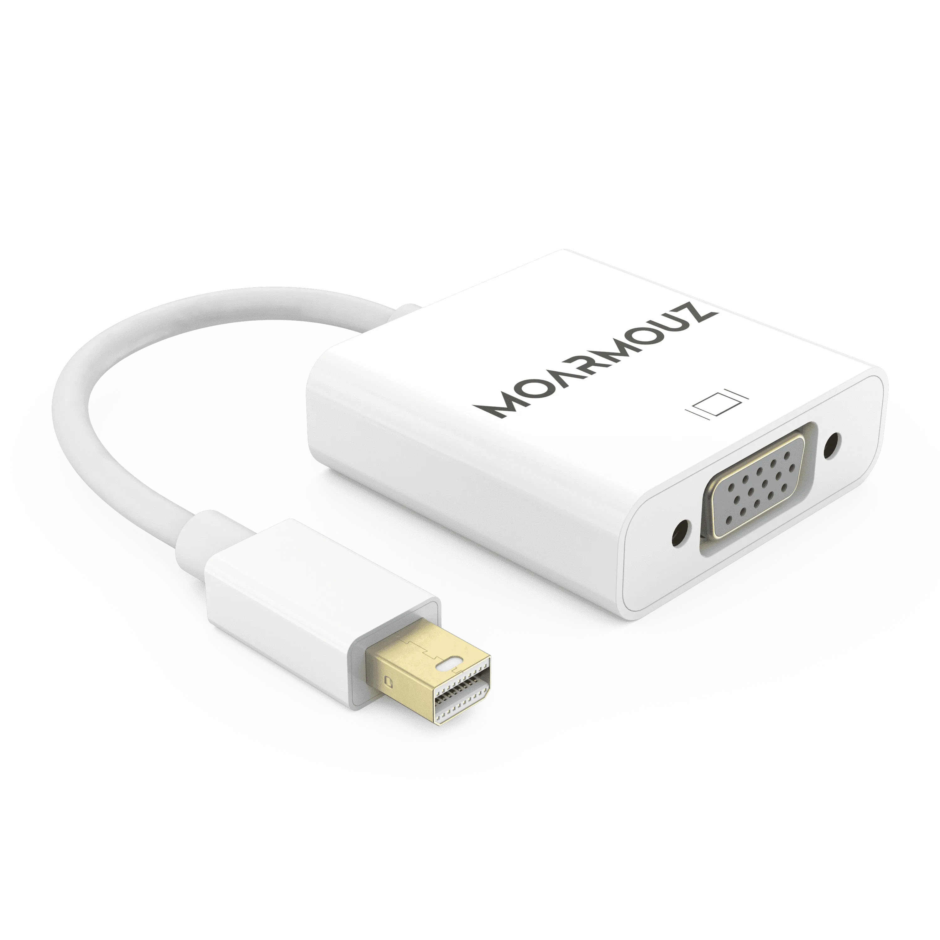 Mini DisplayPort to VGA Adapter - Supports 1080P Full HD Video