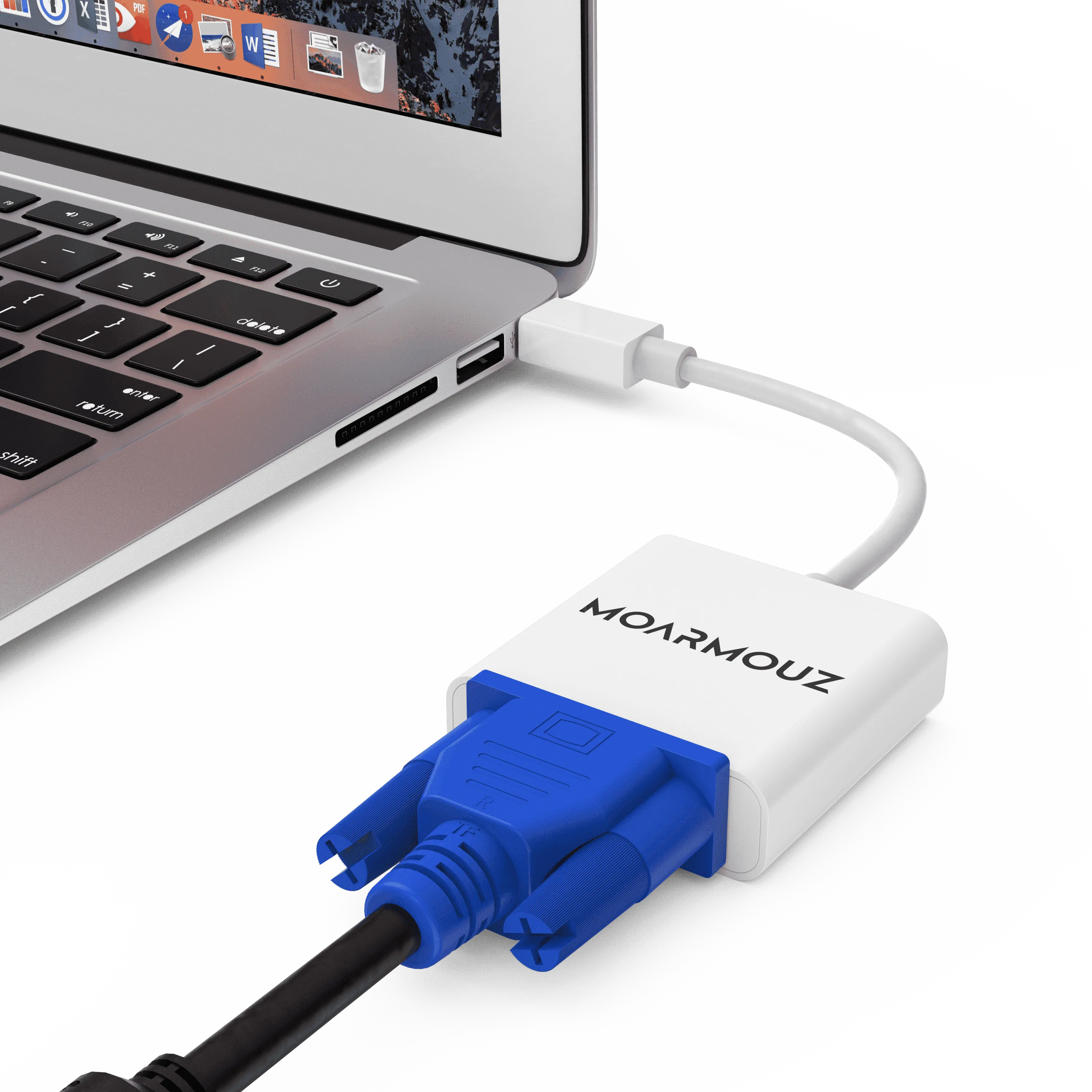 Mini DisplayPort to VGA Adapter - Supports 1080P Full HD Video