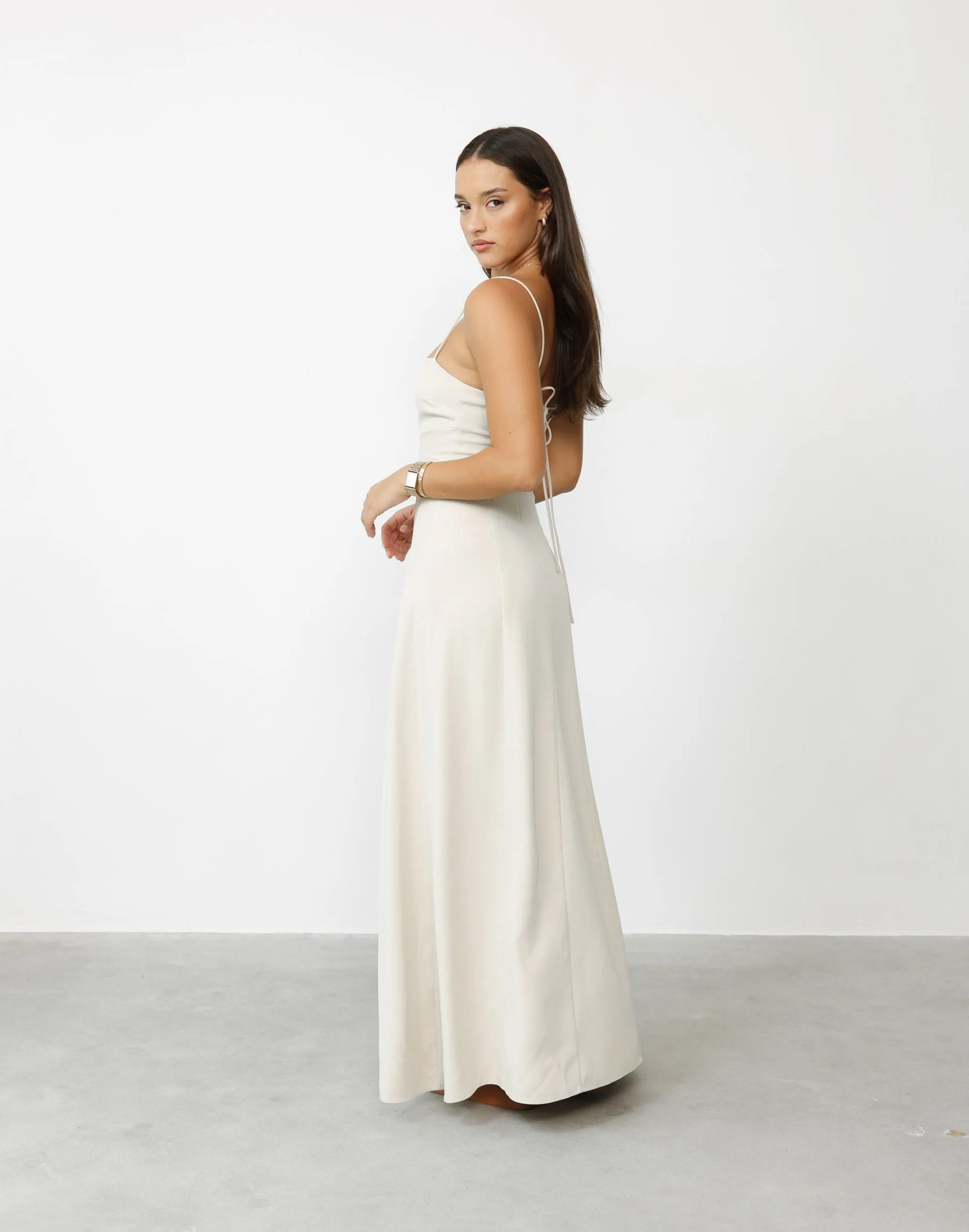 Mirielle Maxi Dress (Pistachio Shell)