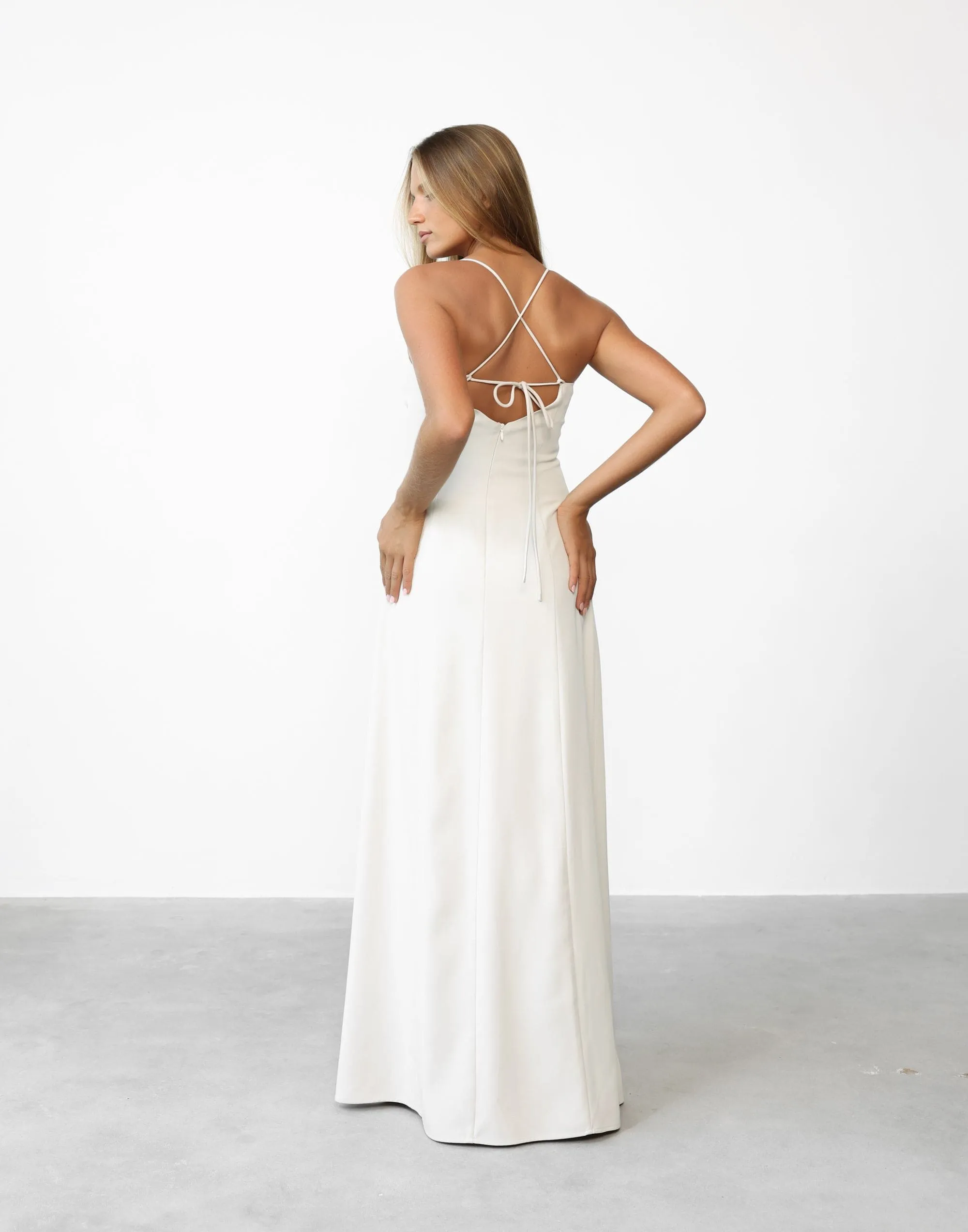 Mirielle Maxi Dress (Pistachio Shell)