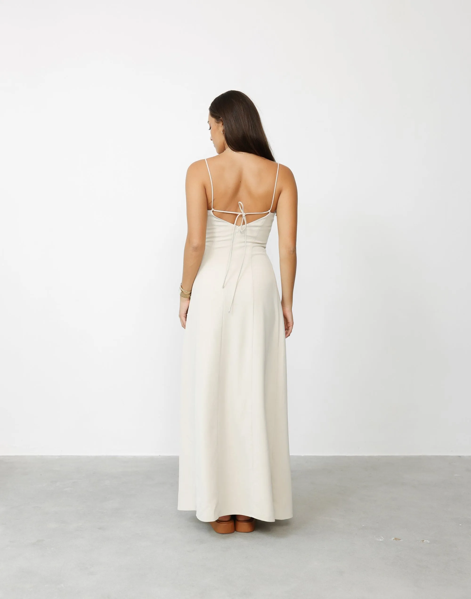 Mirielle Maxi Dress (Pistachio Shell)