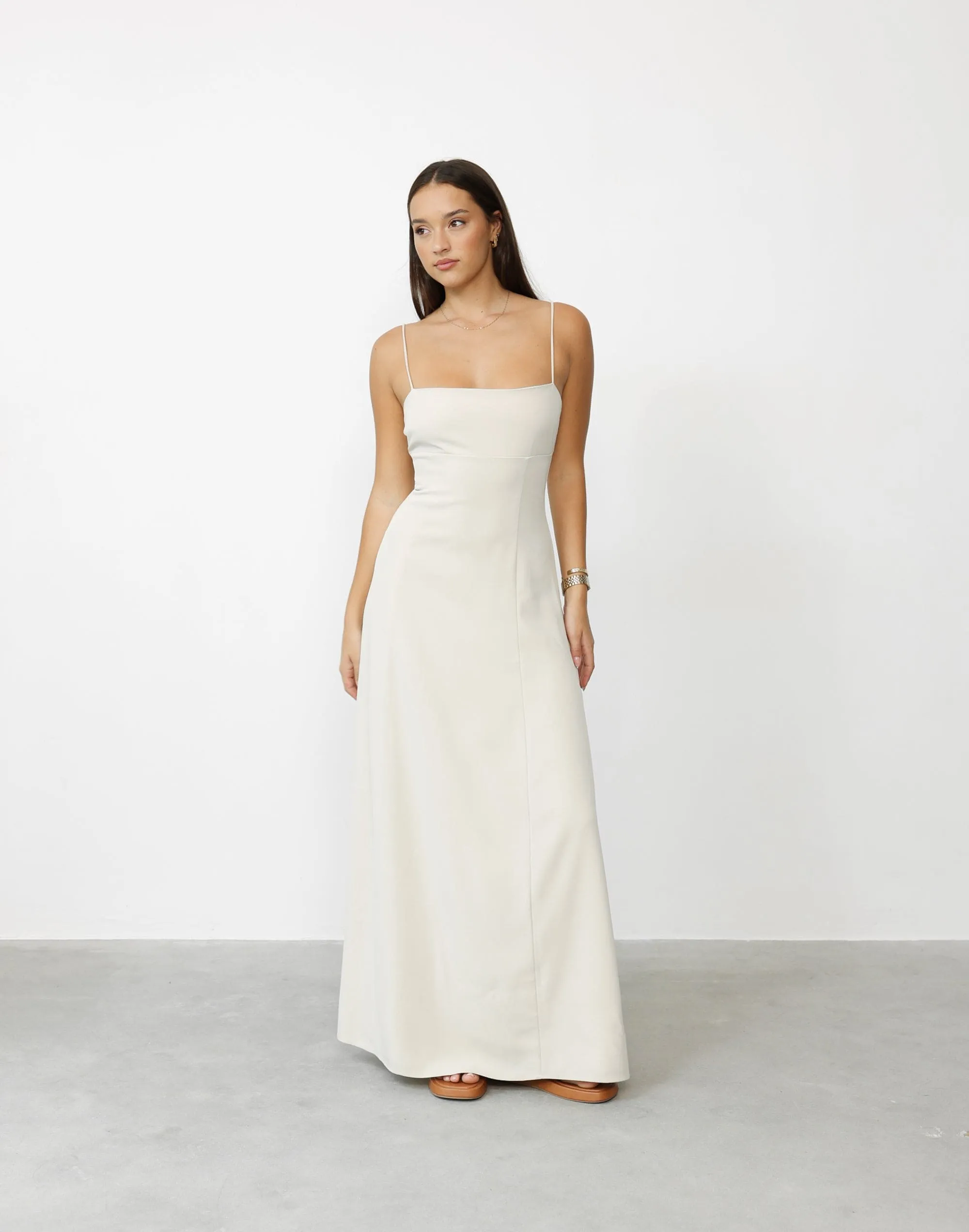 Mirielle Maxi Dress (Pistachio Shell)