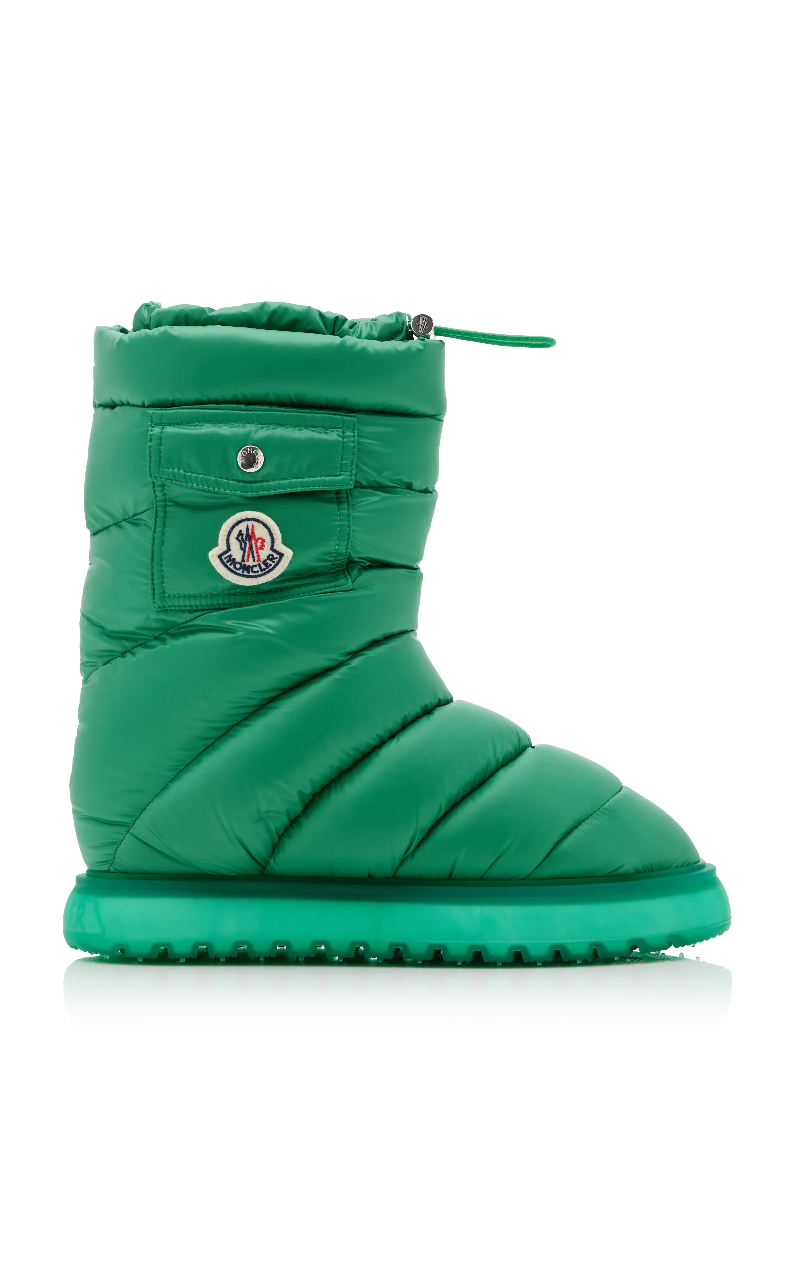 Moncler Gaia Mid-Length Down-Nylon Snow Boots