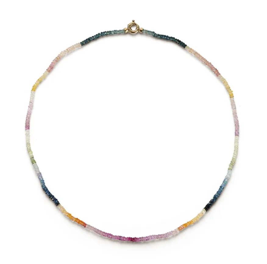 MUTLI COLOR SAPPHIRE NECKLACE