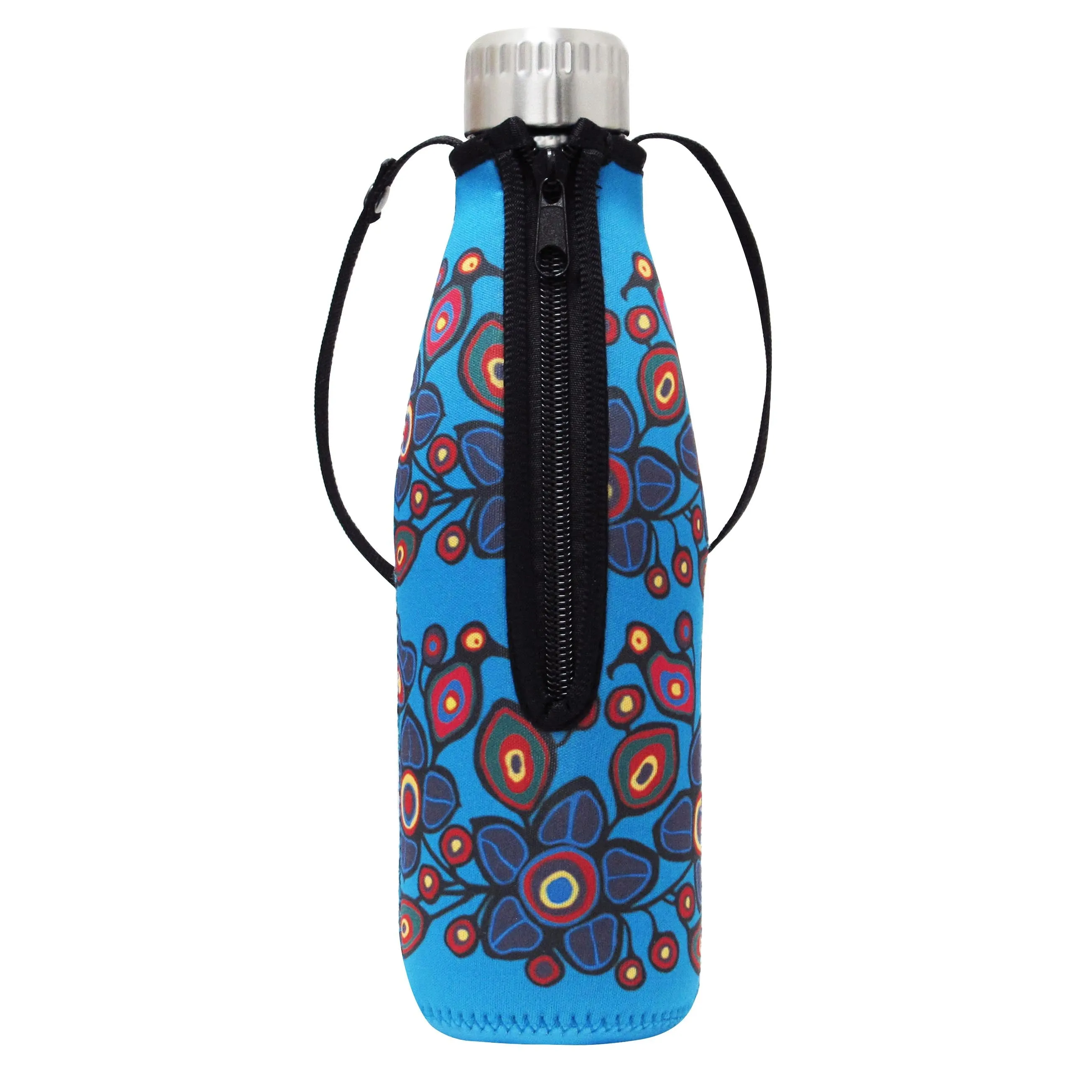 Norval Morrisseau Flowers and Birds Water Bottle and Sleeve