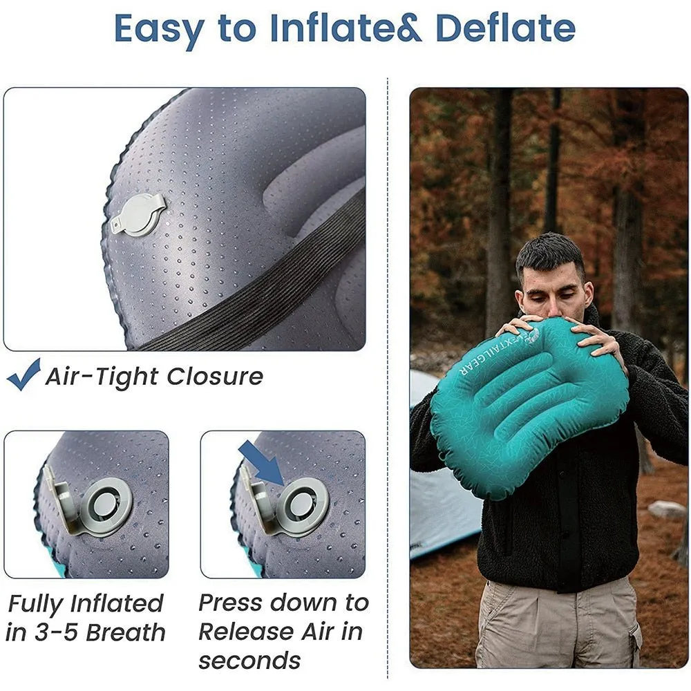 Oreiller gonflable ultraléger & ergonomique 105g FLEXTAILGEAR - Outdoor pillow