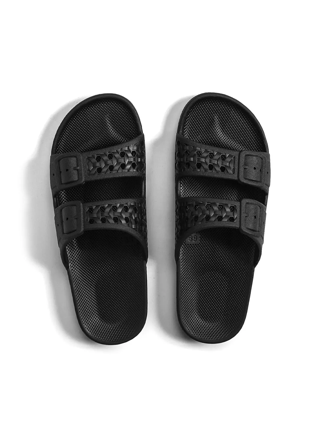 Paz Woven Slide - Black