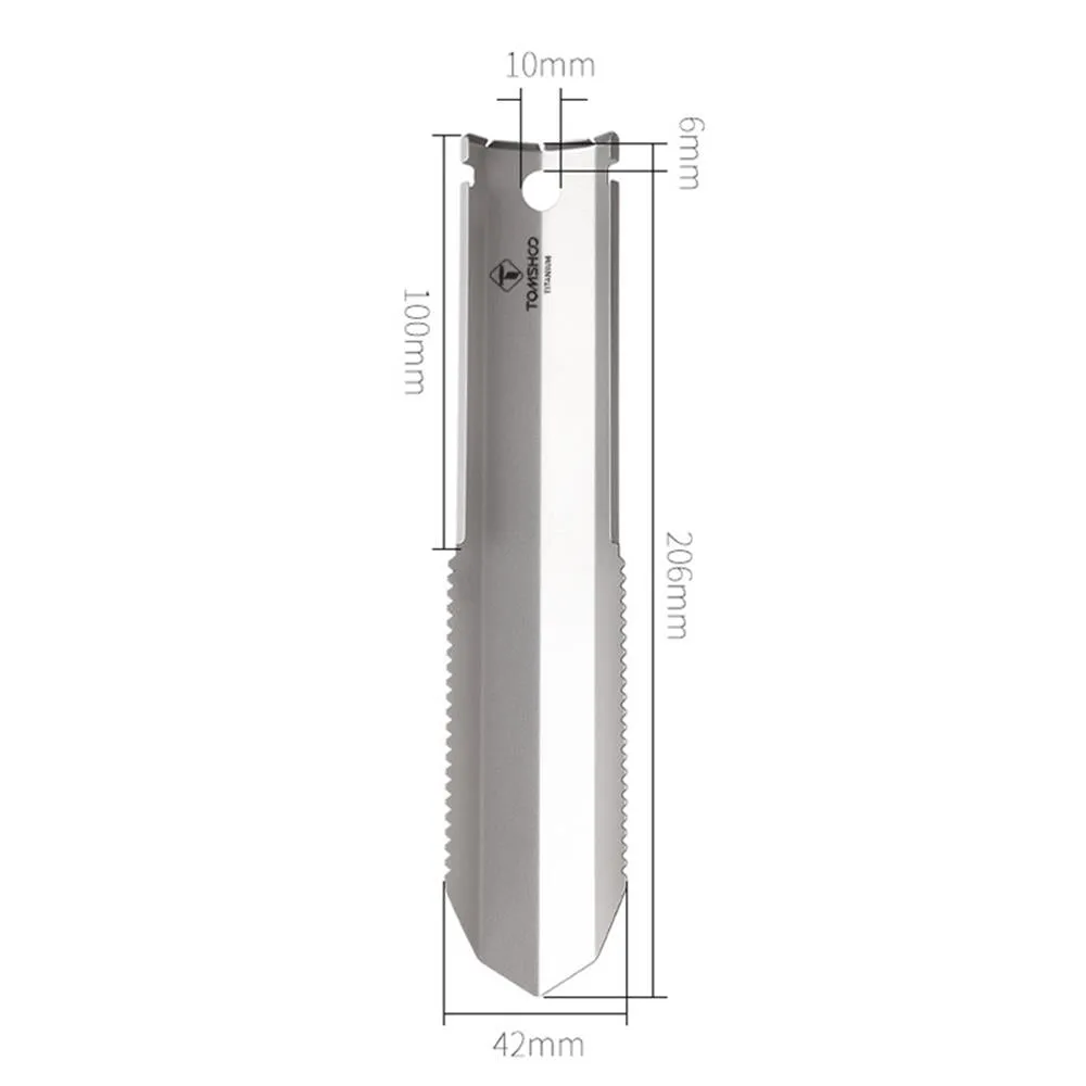 Pelle de randonnée en titane 30g Tomshoo - Trowel