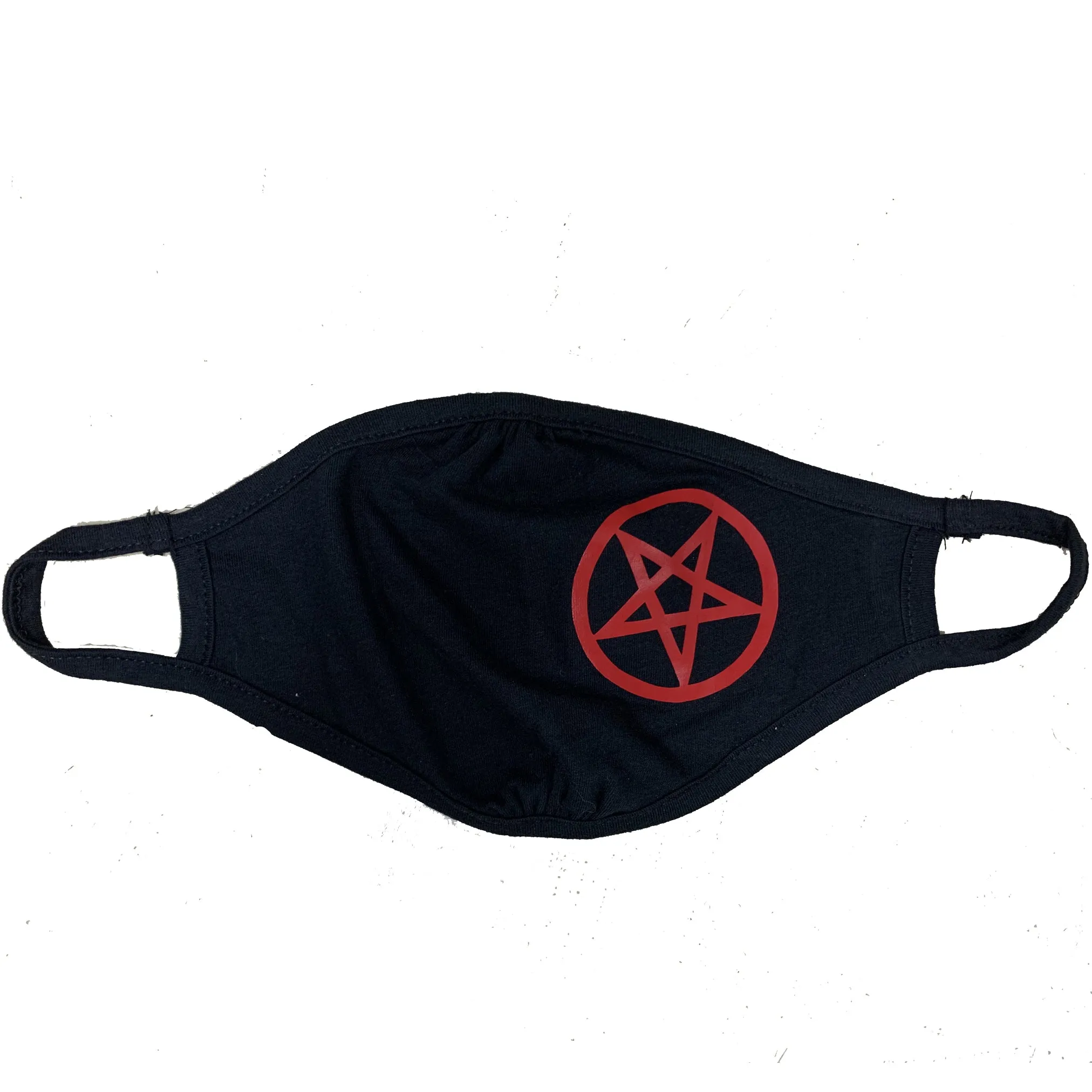 Pentagram Red Logo Face Mask