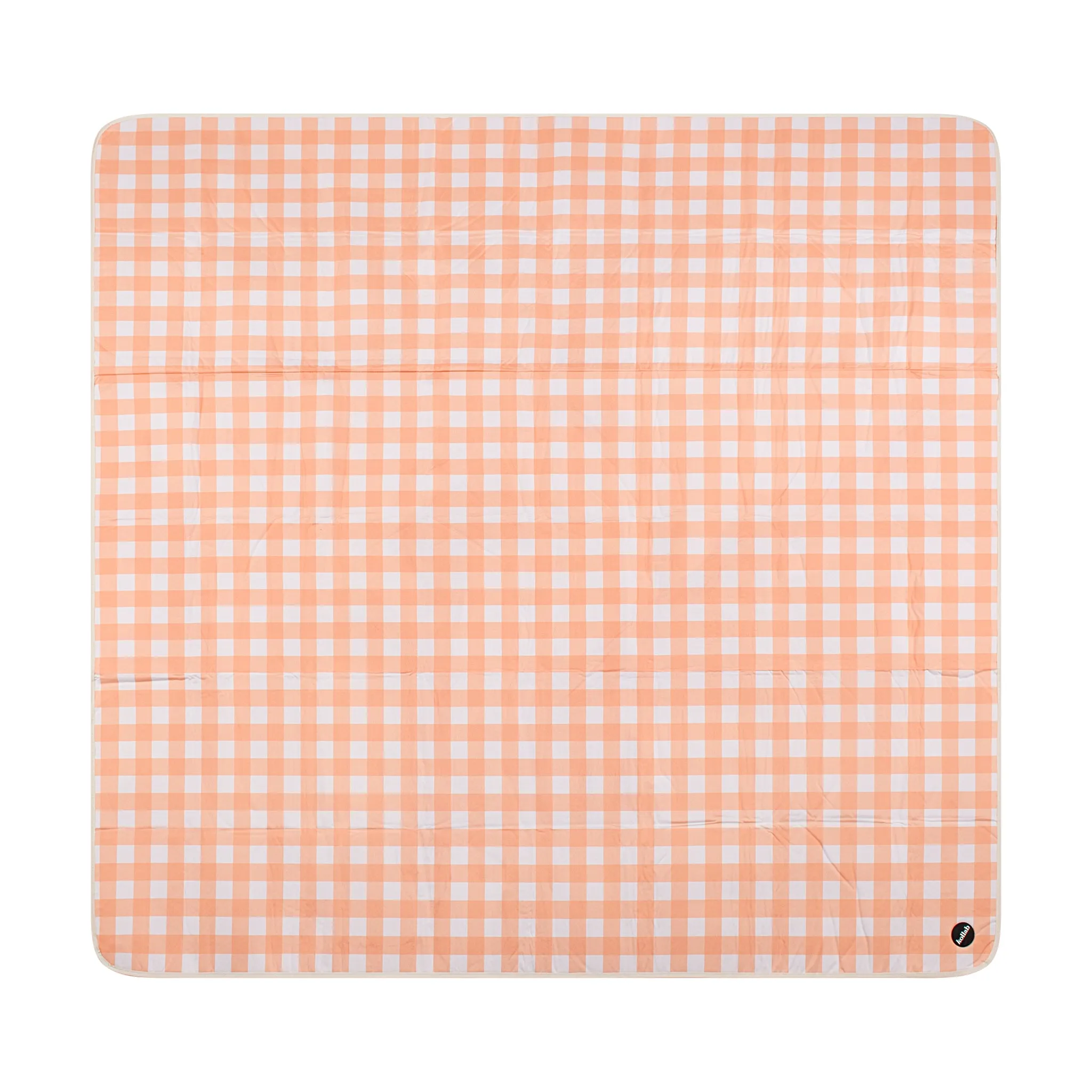 Picnic Mat - Apricot Check