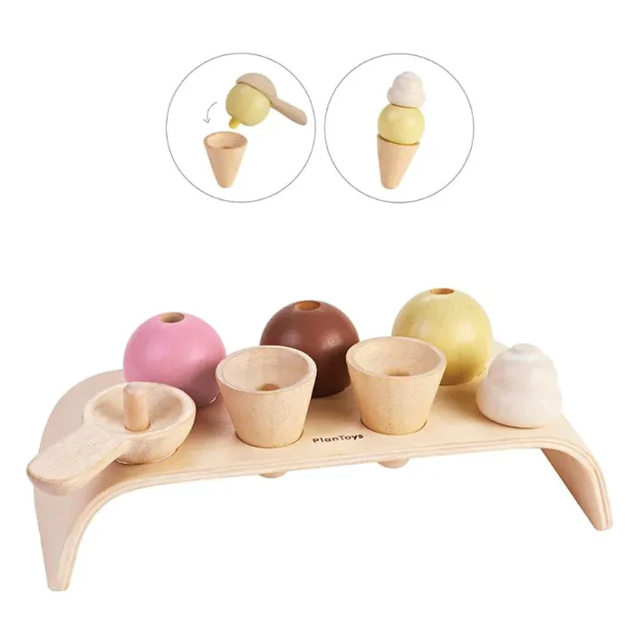 Plan Toys Ice Cream Wooden Set