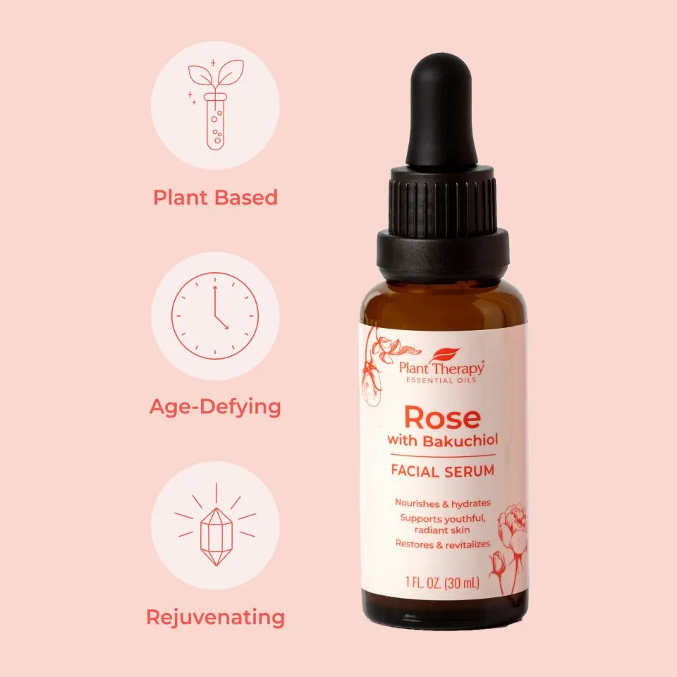 Plant Therapy Rose with Bakuchiol Facial Serum