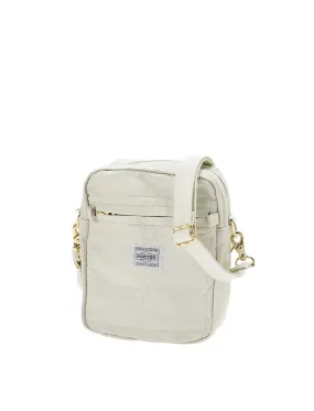 Porter-Yoshida and Co Mile Shoulder Bag Small White