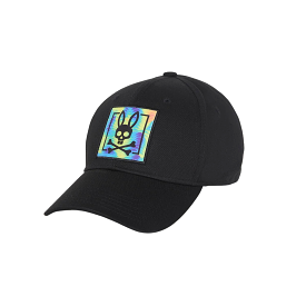 Psycho Bunny Montgomery Baseball Cap (Black)