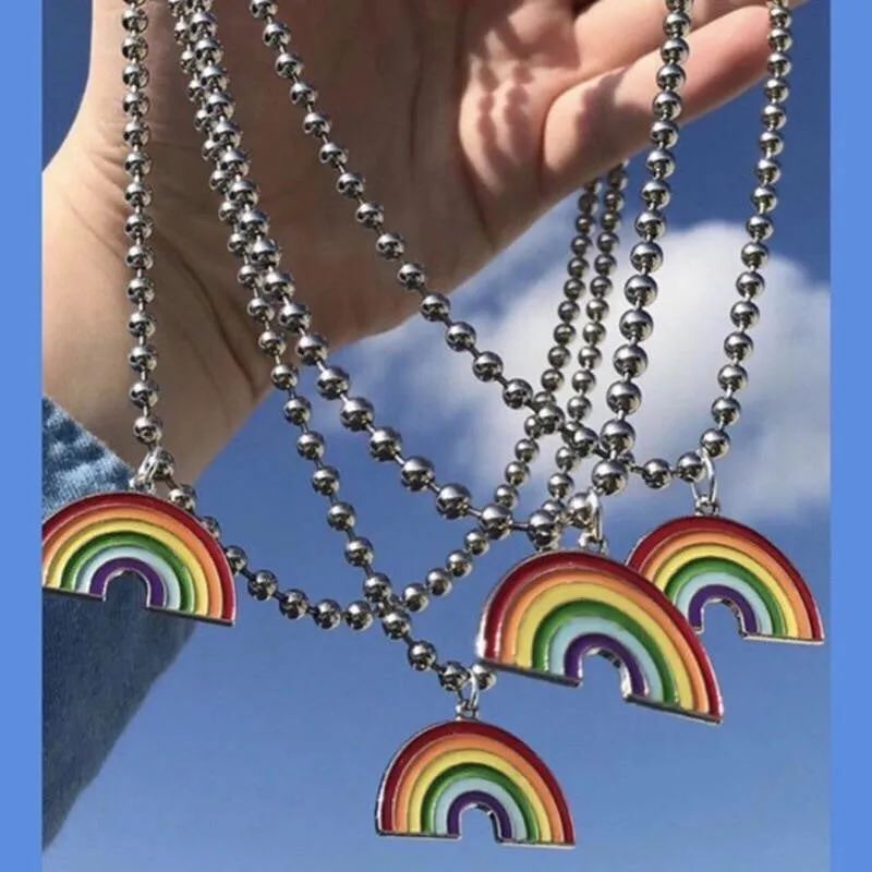 Rainbow Chain Necklace