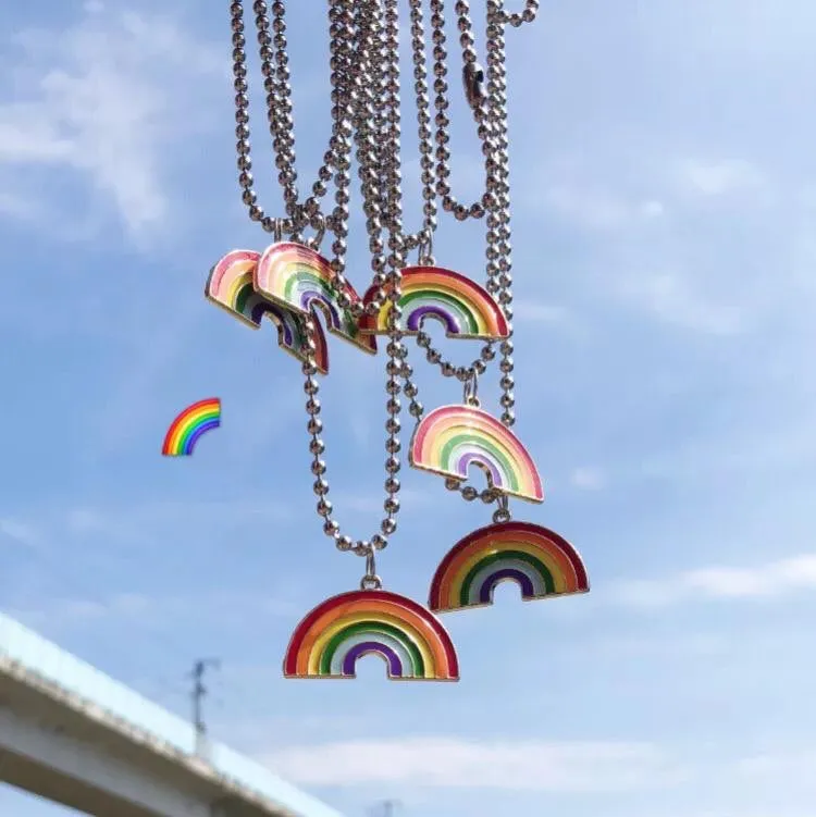 Rainbow Chain Necklace