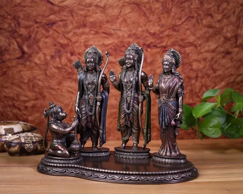 Ram Darbar Statue in Cold Cast Bronze-MK001RD