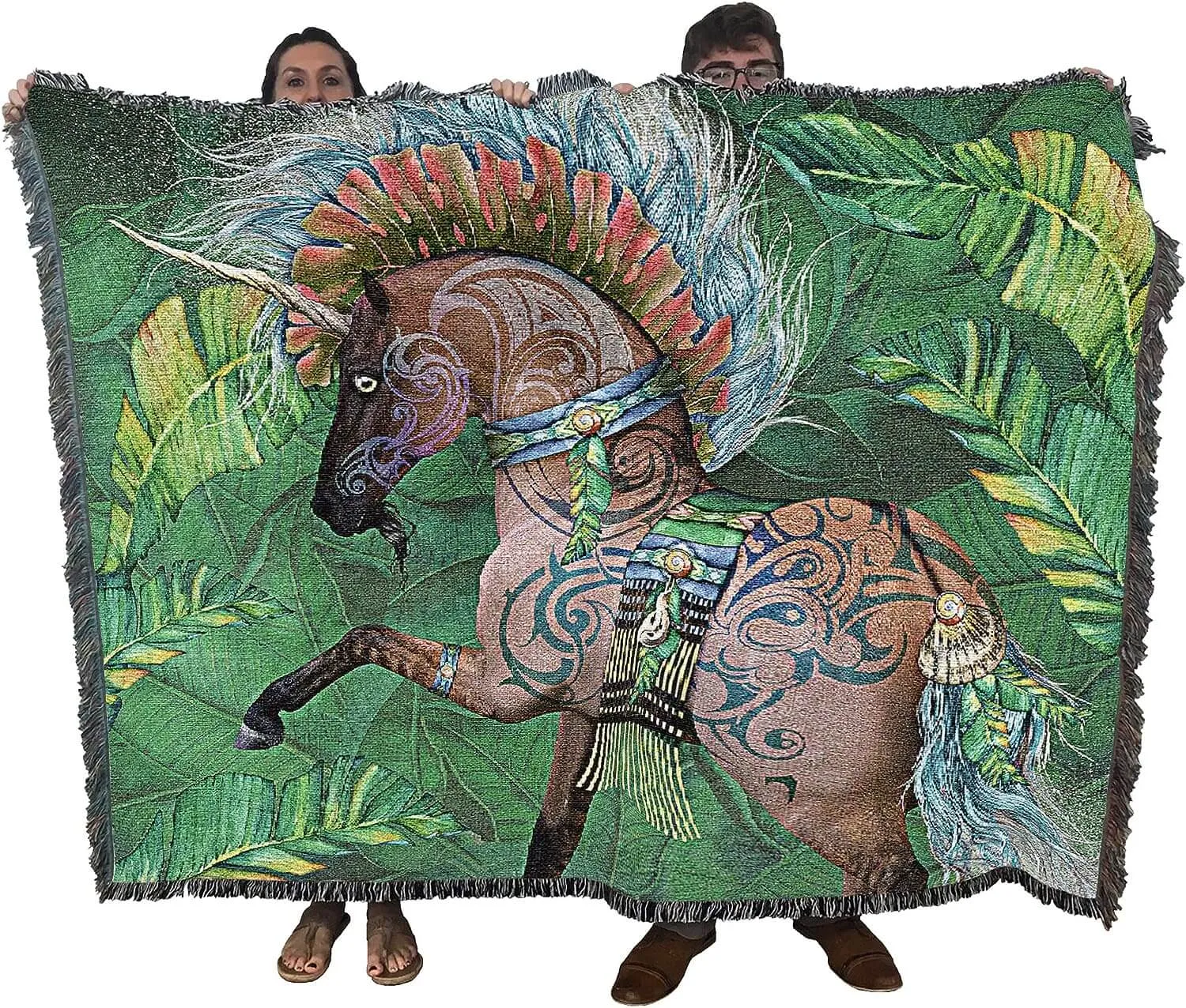 Rawiri Unicorn Tapestry Blanket