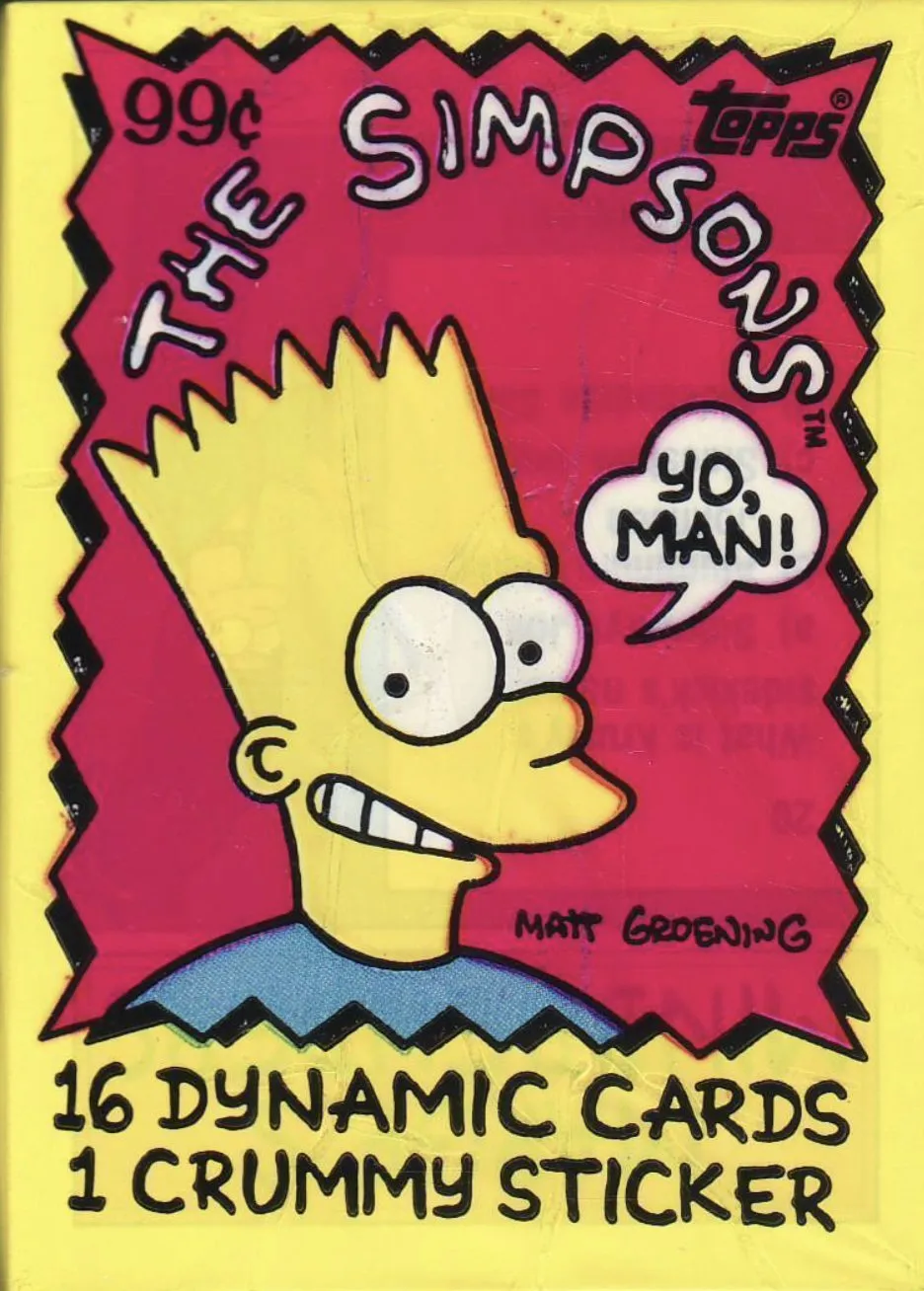 Simpsons Trading Card / Sticker Pack