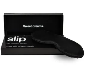 Slip Pure Silk Eye Mask Black