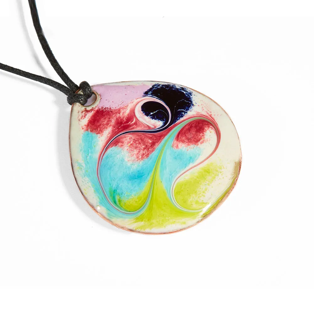 Small Enamel Pendant