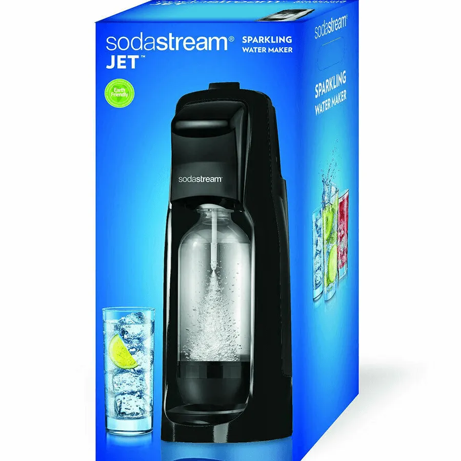 Sodastream Jet Starter Pack Home Soft Fizzy Drink Sparkling Maker Soda Stream