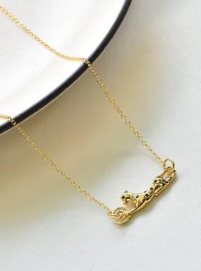 Statement Panther 18K Gold Plated Necklace