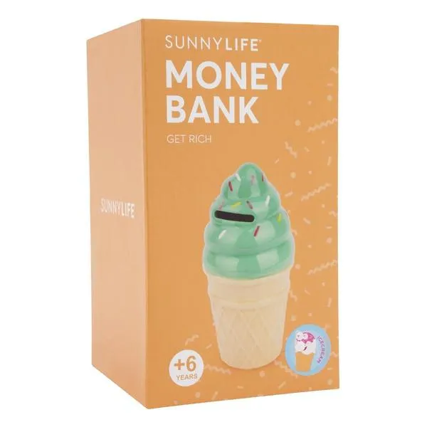 Sunnylife Ice Cream Money Bank