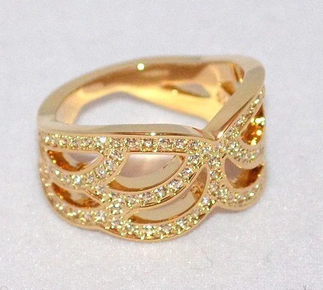 Swarovski Crystal GOLD RING PROTECT