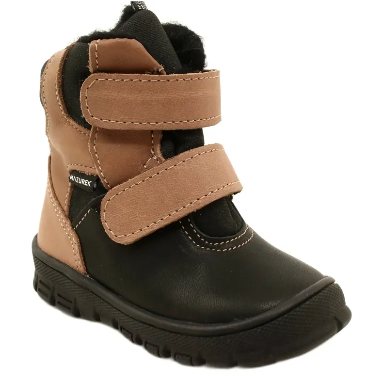 TE-POR Mazurek 1351 Waterproof Snow Boots black