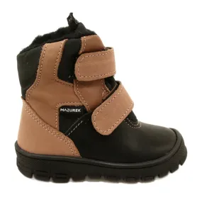 TE-POR Mazurek 1351 Waterproof Snow Boots black