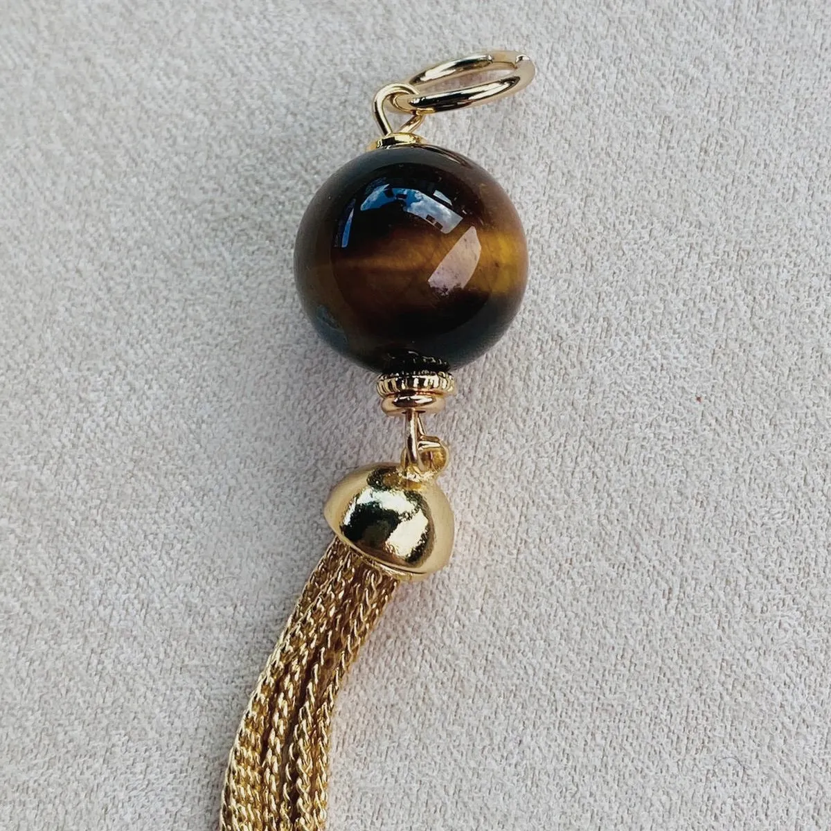 Tigereye Tassel Pendant