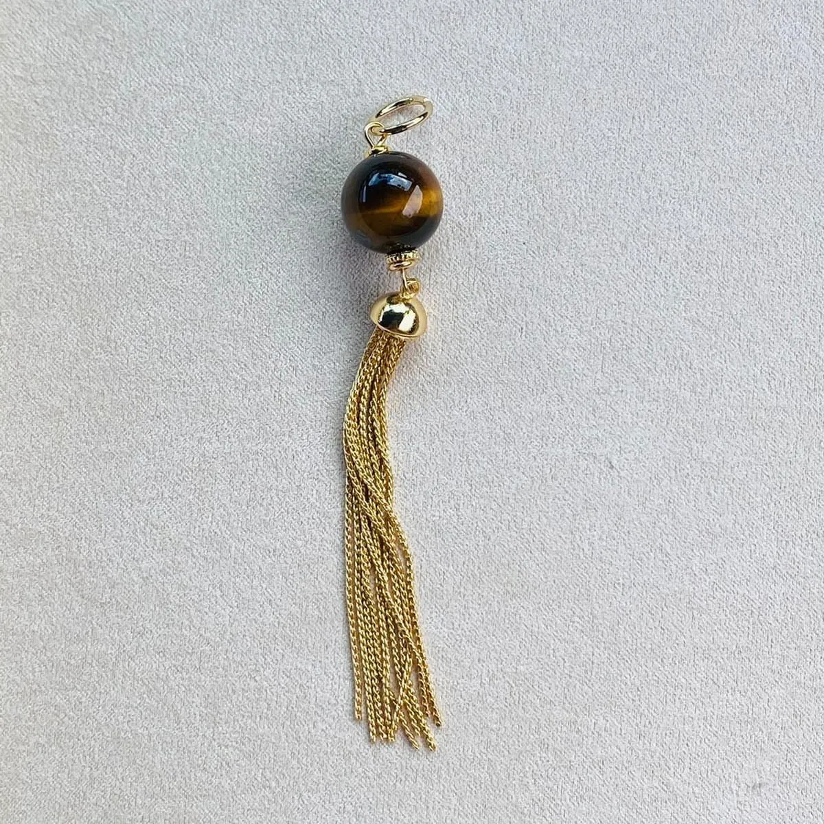 Tigereye Tassel Pendant