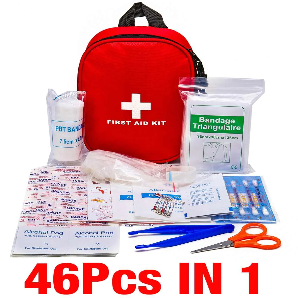 Trousse de premiers secours / mini sac d'urgence pour le camping 16 à 300 pièces BearHo - First Aid Kit