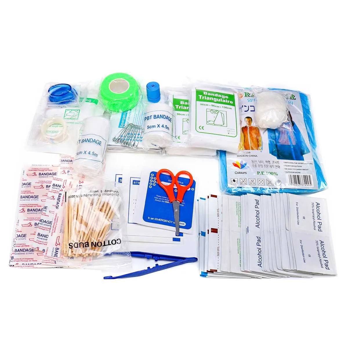 Trousse de premiers secours / mini sac d'urgence pour le camping 16 à 300 pièces BearHo - First Aid Kit