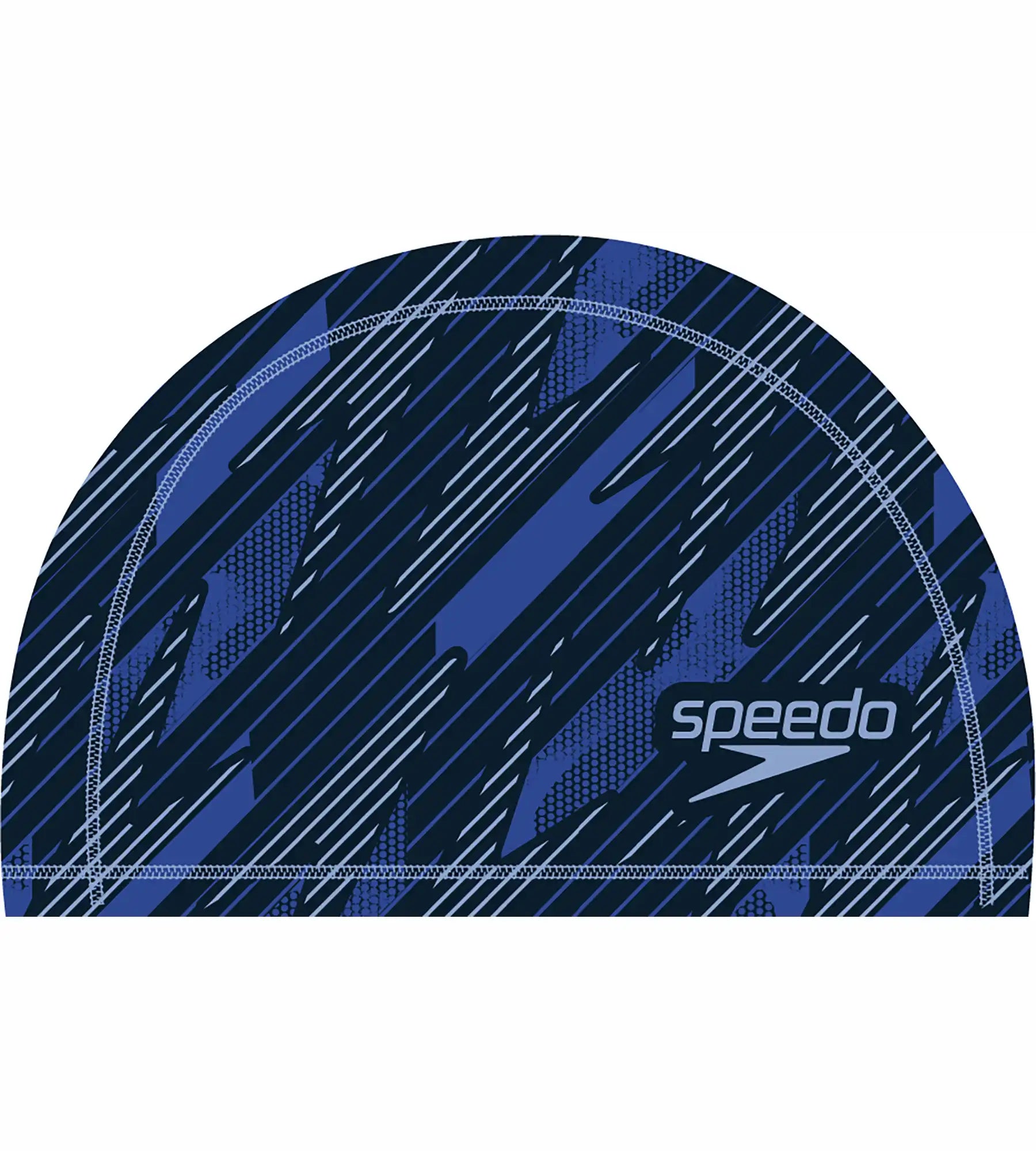 Unisex Adult Boom Ultra Pace Swim Cap - Black & Blue