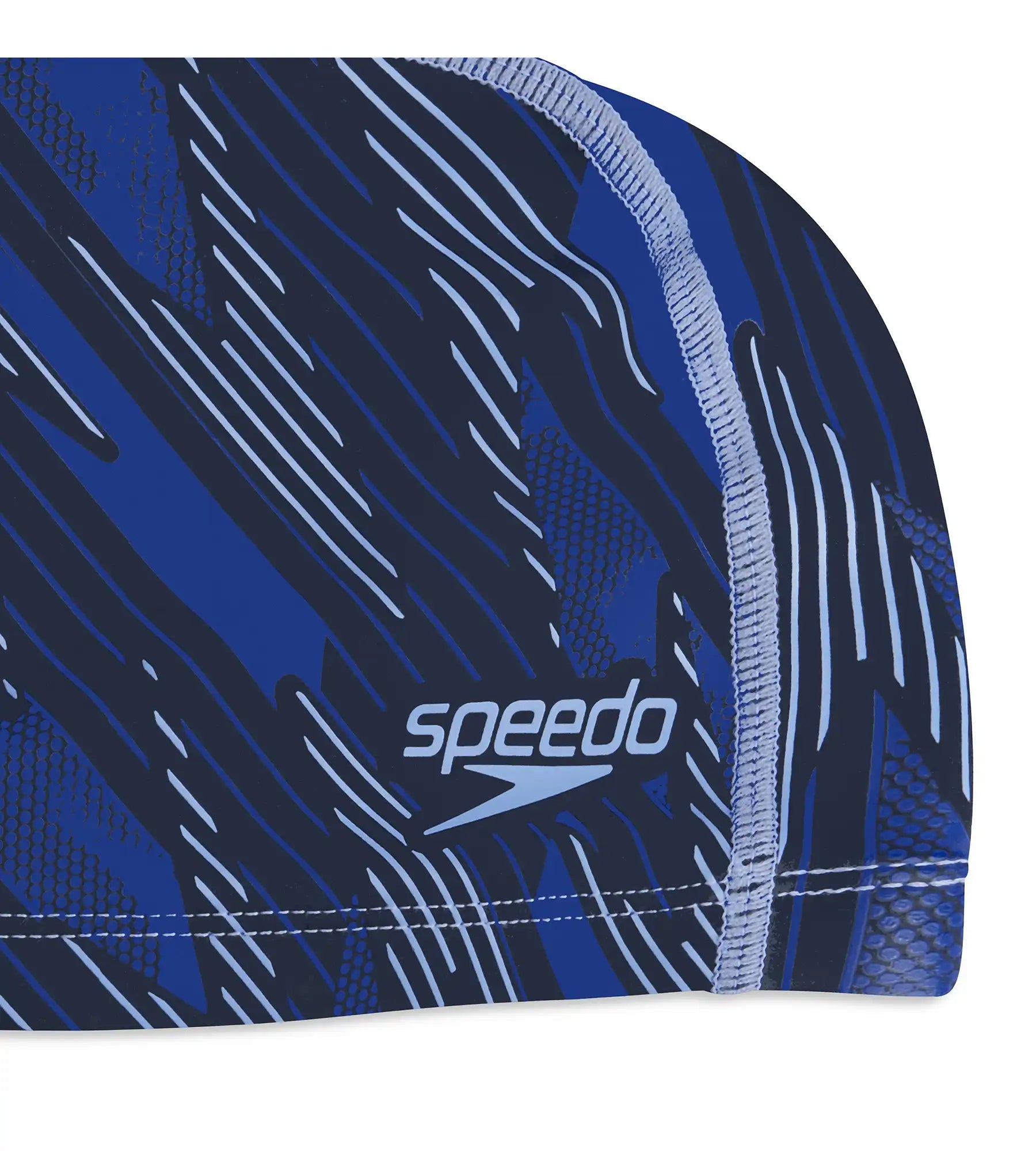 Unisex Adult Boom Ultra Pace Swim Cap - Black & Blue