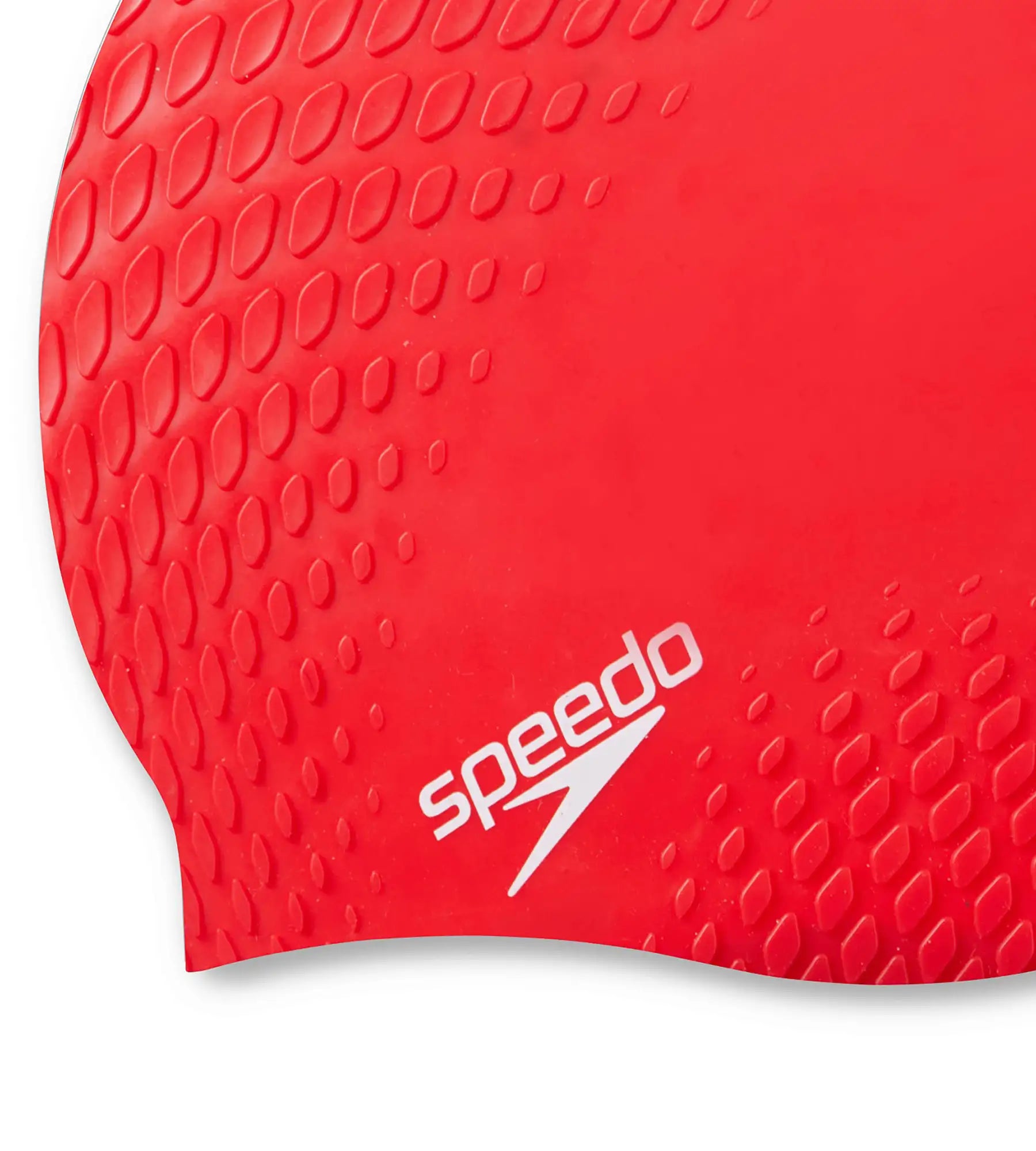 Unisex Adult Bubble Active + Swim Cap - Red Red