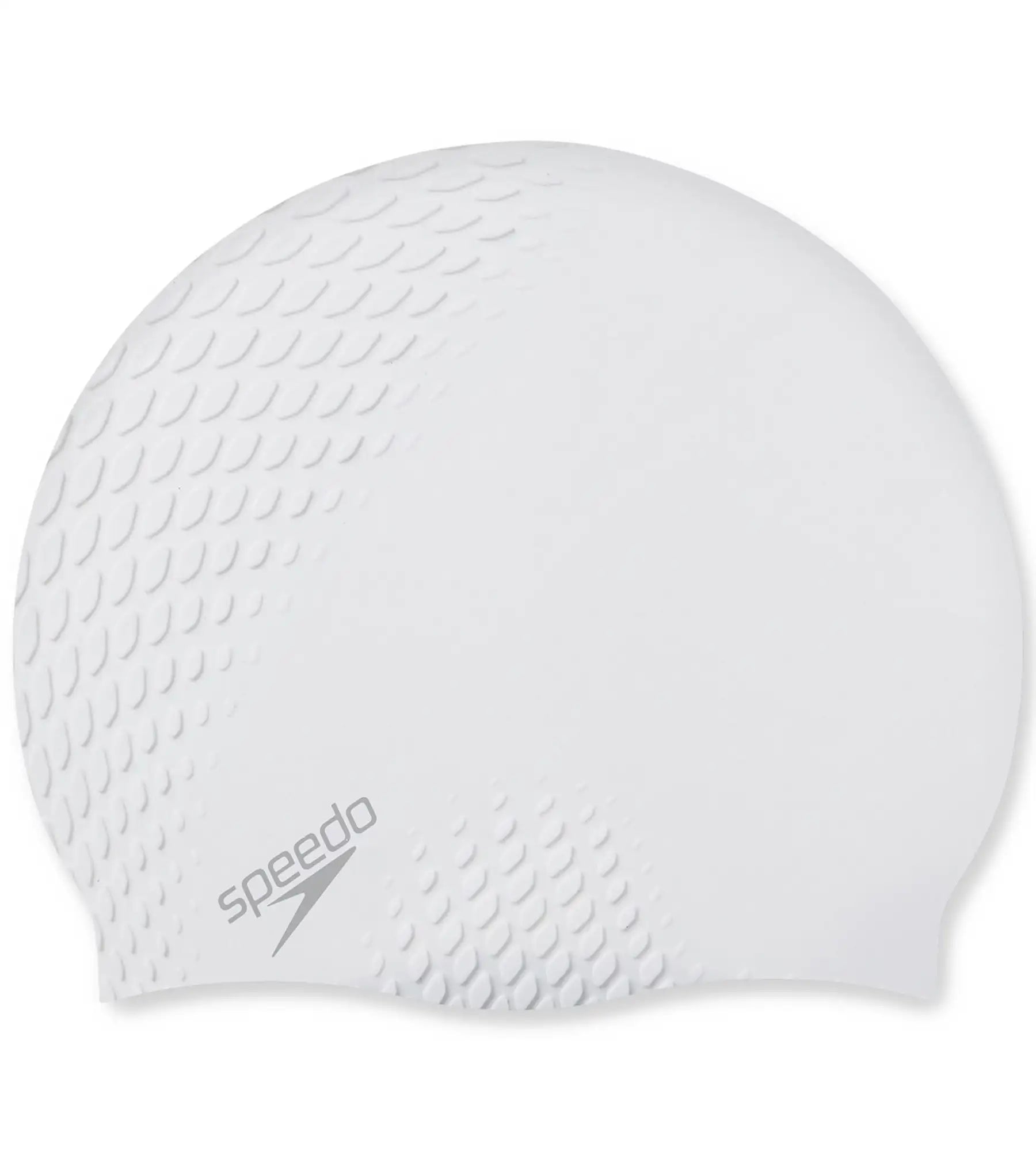 Unisex Adult Bubble Active + Swim Cap - White White