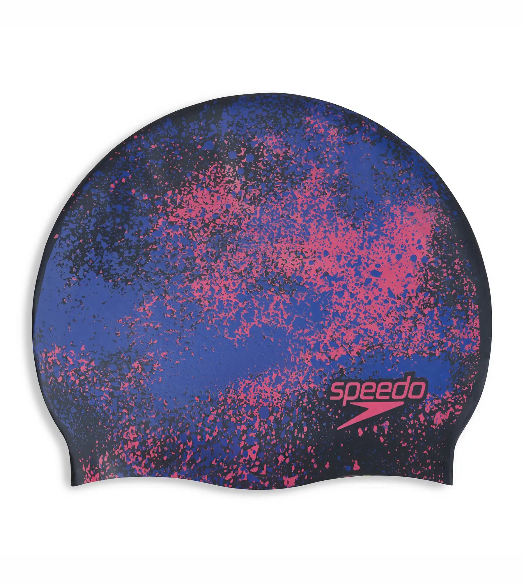 Unisex Junior Reversible Moud Silicon Swim Caps - Black & Blue