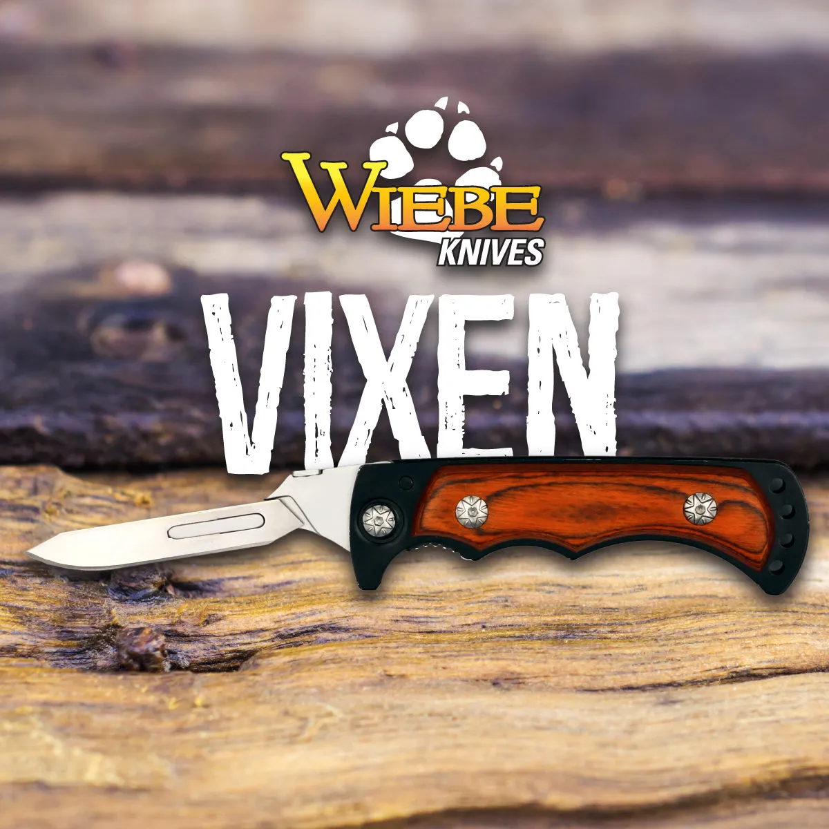 Wiebe Vixen Folding Skinning Knife