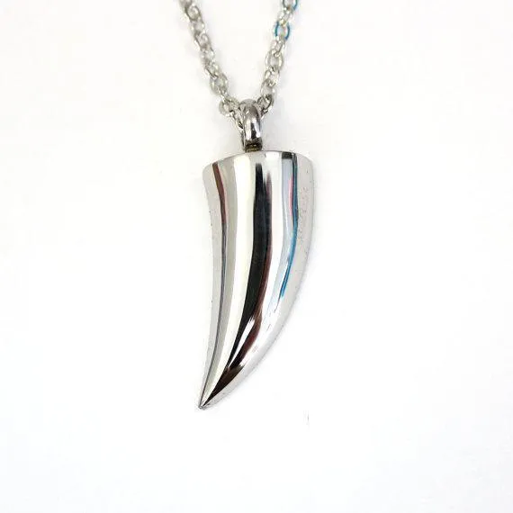 Wolf Tooth Necklace Urn Cremation