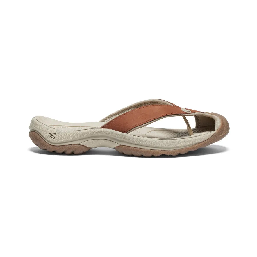 Women's Waimea Leather Flip-Flop  |  Sorrel Horse/Plaza Taupe